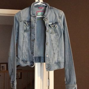 Hollister jean jacket size medium